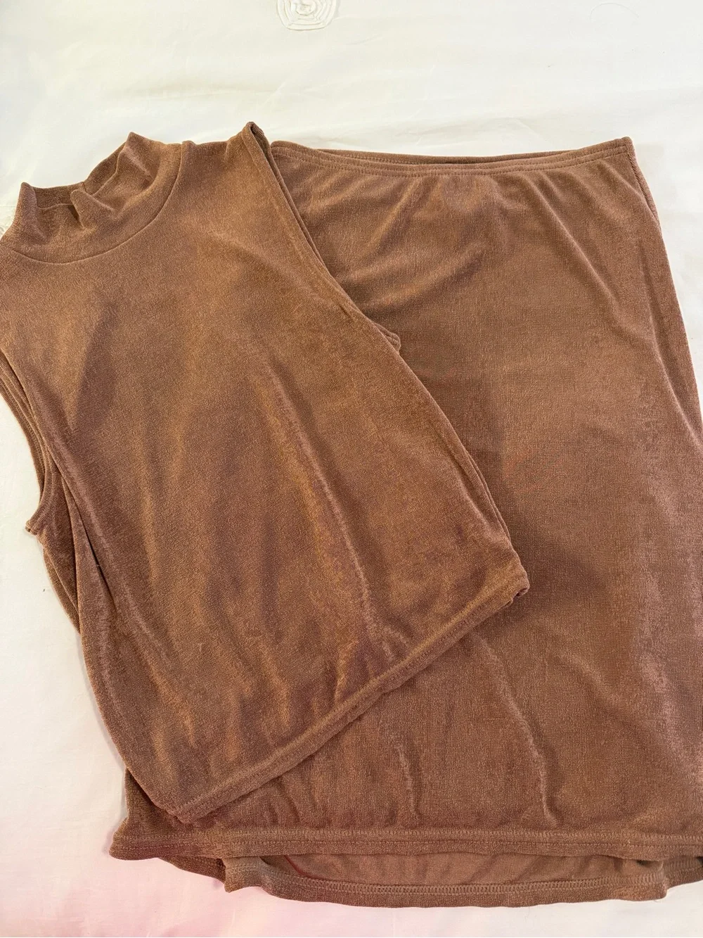 Reformation Shaye Knit Two Piece - Sand